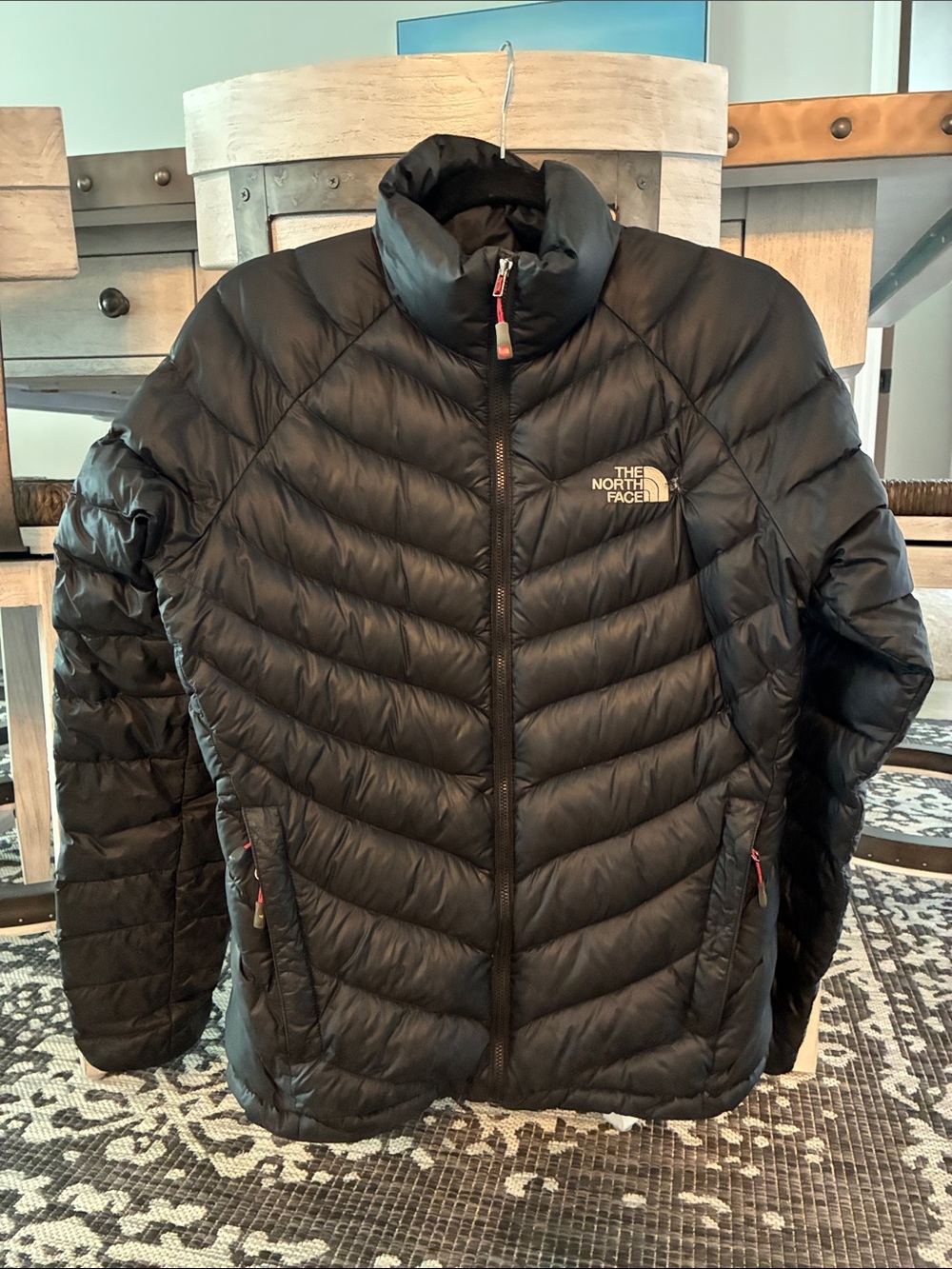 The North Face Black Quilted Down Jacket